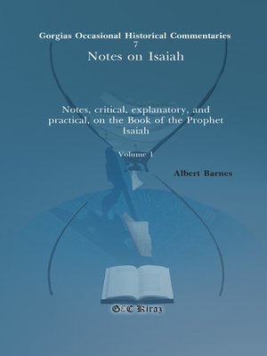 cover image of Notes on Isaiah